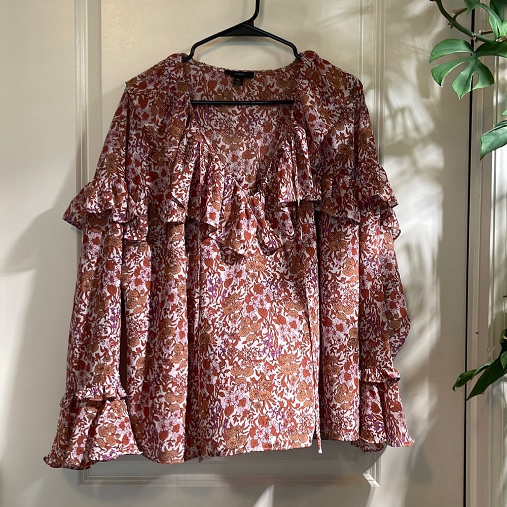 NEVER WORN XL J.Crew Blouse